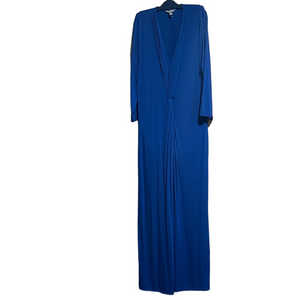 Tommy Bahama Twist-Front Maxi Dress – Blue – Size L